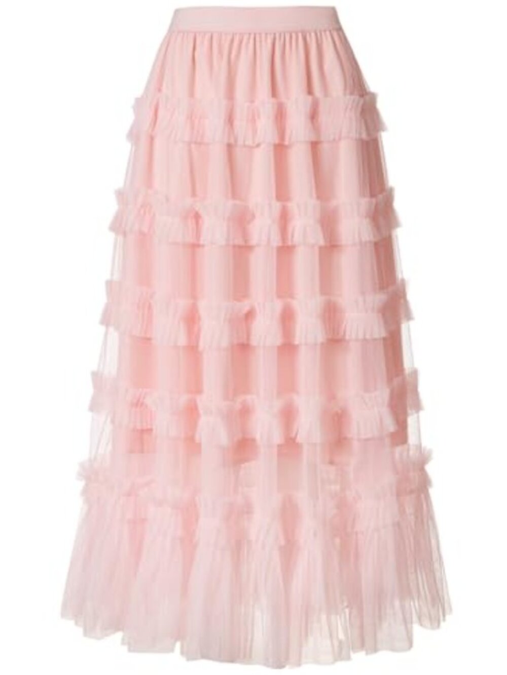 Women's Long Maxi Tulle Skirt High Waisted A-Line Flowy Fairy Tutu Skirt
